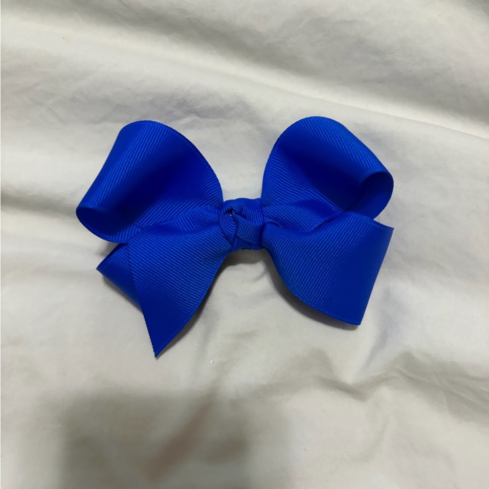 Vibrant Blue Hair Bow
